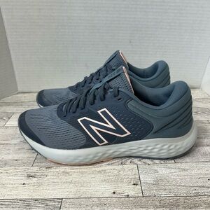 New Balance Women's Sneakers - Dark Gray and Soft Pink